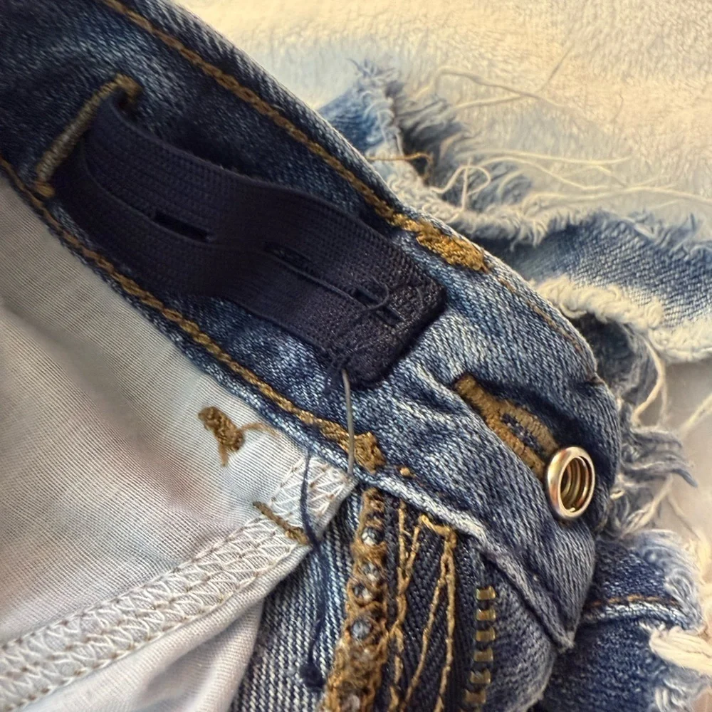 The Children’s Place Custom Distressed Boyfriend Shorts with Sequin Accent